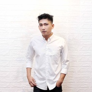 Dcash Long Shirt White Cotton Twill