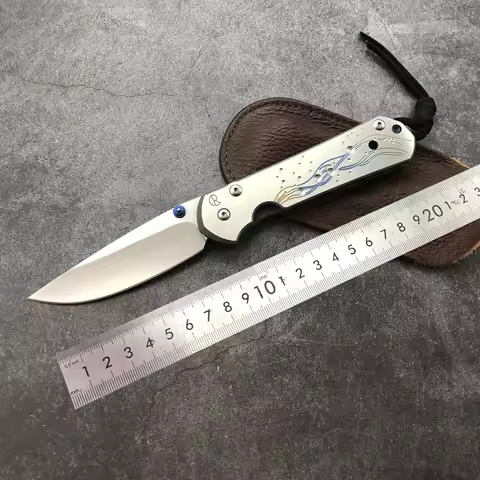 CR Large Sebenza Folding 9CR18MOV TC4 titanium survival Outdoor Camping Hunting EDC gear Pocket Hiki