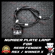 Number Plate Lamp for Rear Fender RSX150