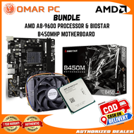 BRANDNEW AMD A8-9600 PROCESSOR & BIOSTAR B450MHP MOTHERBOARD