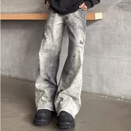 y2k jeans baggy jeans men y2k Men's Snake Print Casual Hip Hop Wide-Leg Jeans - Ny2025