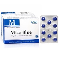 Misa Blue DQM diuretic pills (Box of 100 pills) Helps diuretic, helps reduce the risk of kidney ston