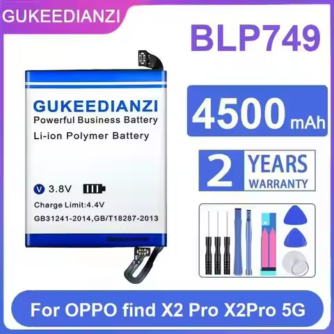 4500mAh High Performance High Capacity Mobile Phone Battery For Oppo Reno Ace For Realme X2 Pro BLP7