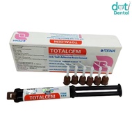 ITENA TOTALCEM 8g Self-Adhesive Dual Cure Resin Cement Permanent Dental Bonding Agent for Crown Vene
