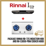 [BUNDLE] Rinnai RB-72S Induction Hob and RH-S3059-PBW Cooker Hood