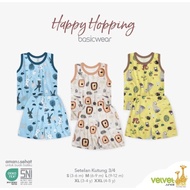 3pcs junior VELVET Suit KUTUNG HAPPY HOPPING, STARLIGHT, GALAPAGOS smlxl.xxl
