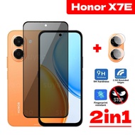 For Honor X7E 2026 Anti-Spy Full Privacy Tempered Peek Glass HonorX7E Screen Protector Full Camera L