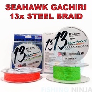 SAMURAI - SEAHAWK Gachiri x13 Steel Braided Line (150m/300m) Seahawk Fishing Line PE Line Tali Manci