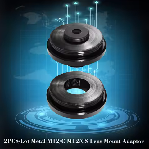 2PCS/Lot Metal M12/C M12/CS Lens Mount Adaptor Zinc Alloy M12 to CS or C Mount Adapter Converter Rin