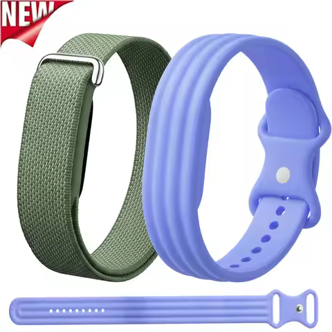 Nylon+Silicone Loop Strap for Google Fitbit Air Official Sports Breathable Bracelet Wristband Google