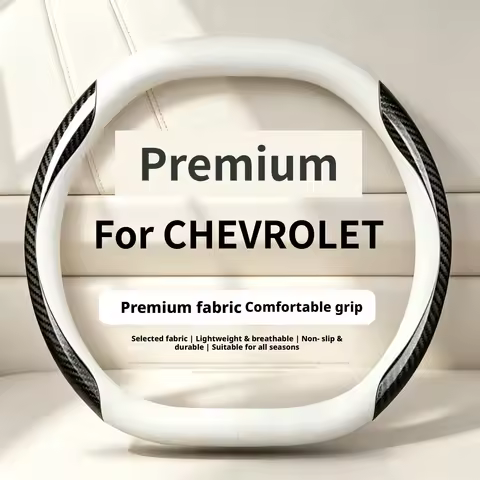 37-38cm dual D steering wheel cover suitable for Chevrolet Camaro SS, Blazer RS, Silverado ZR2, Equi