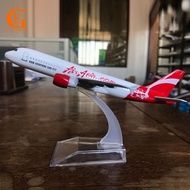 Airasia Airbus 320 Metal Diecast Aircraft Model Malaysia White Air Asia A320 Plane Airplane Aviation