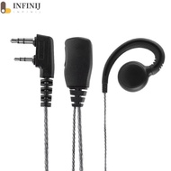 Earphone Earpiece for 2 Way Radio Walkie Talkie 2 Pin Ear Hook Earpiece Accessories for Kenwood Moto