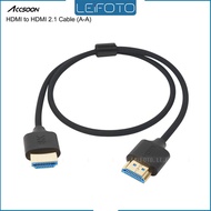 Accsoon HDMI to HDMI 2.1 Cable (A-A) Accsoon 8K HDMI to HDMI 2.1 Cable,50 cm/1.6 ft, High-Speed Supp