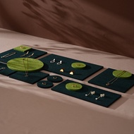 Jewelry Display Stand Green Felt Cushion Earrings Bracelet Jewelry Shop Storage Display Photography 