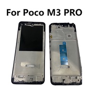 New For Xiaomi Poco M3 PRO 5G Front LCD Frame Bezel Middle Frame Back Housing Case Mid Plate