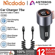 MCDODO Car Charger Type C to Type C Fast Charging 45w 95w-100w Max Discount Promo