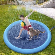 อ่างอาบน้ำสัตว์เลี้ยง สระว่ายน้ำพับสำหรับเด็ก สระว่ายน้ำเล่นสุนัขขนาดกลางและขนาดใหญ่ สระน้ำพุ สระน้ำพุเด็ก สระน้ำ ต่อกับก็อกน้ำใช้งานเล่นได้ 100/150/170/190cm
