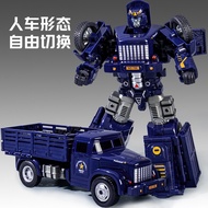 男孩军事战车变形机器人仿真飞机卡车变形玩具机器人儿童节礼物Boy Military Chariot Deformation Robot Simulation Aircraft