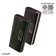 Asaki PowerBank 10000/20000 mAh 22.5W Fast Charge พาวเวอร์แบงค์ ชาร์จเร็ว มี(มอก.) USB 2 ช่อง จอ LED