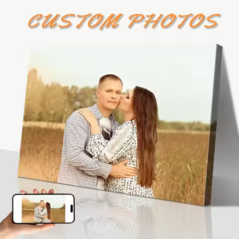 1Pc big size custom poster ，Personalized canvas wall atr,Personalized Canvas Painting,customized gif