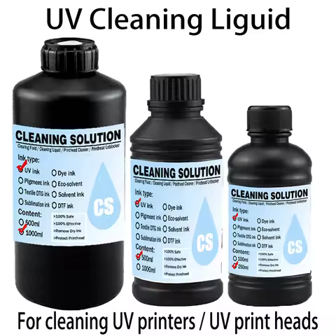 UV Cleaning Liquid For Epson Roland Mimaki Ricoh UV Printer Cleaning Fluid For UV Printhead Cleaning
