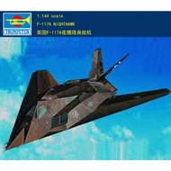 Trumpeter Small Hand 1/144 Us F-117A Nighthawk Invisible Fighter Air Force Assembly Model 01330