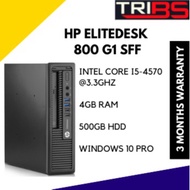 USED HP ELITEDESK 800 G1 SFF (I5) DESKTOP PC COMPUTER (Refurbished)