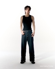 Cuffed Explorer Cargo "Midnight Blue" (Cotton + Poly Denim )