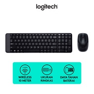 Logitech MK215 Wireless Keyboard Mouse Keyboard dan Mouse Wireless