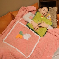 Cushion Nap Pillow Air Conditioning Blanket Foldable Dual-use Quilt Pillow 2-in-1 Office Thickened S