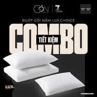 Lux Premium Feather Pillow Insert Combo. Choice Gon Bedding Size 50x70 cm | 35x50 cm
