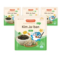 Ibnet Kids Seaweed Flakes Vegetable 4pcs | Mild Seasoned Seaweed Rice Topping for Children