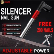 🔥Free 200 Nails+Bag🔥Manual Steel Nails Gun Tufting Gun Ceiling Steel Rivet Gun Decoration repair Con