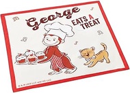 Skater KB4-A Lunch Cloth, 16.9 x 16.9 inches (43 x 43 cm), Curious George, 23, Made in Japan