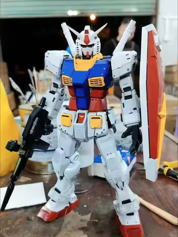 Original Daban RGU RX-78-2 1/144 Scale Assembly Model Kit High Precision Mobile Suit Second Edition 