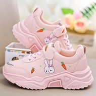 Pink rabbit girls sneakers kids sneakers girl sneakers