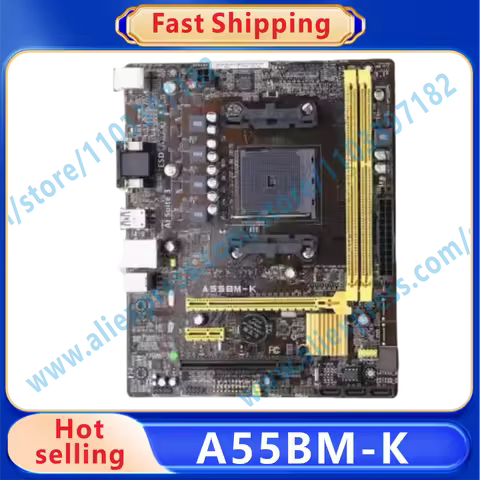 A55BM-K Motherboard FM2+ DDR3 32GB 2133MHz AMD A55 PCI-E3.0 A10/A8/A6/A4 DVI Micro ATX OK