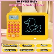 LCD Writing Tablet for Kids Oral Calculator Learning Machine Math Trainer with Drawing Toy