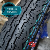 Tayar Tyre Tubeless Motor BUNGA DUNLOP TT100 70/90-17 80/90-17 By Brand GRT ECO-MAX BLACKSTONE Kings