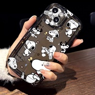 Casing Hp OPPO A92 A52 A72 A92s A93 5G A94 5G A95 5G A74 F19s F17 Pro F19 Pro F19 Pro+ F11 F9 Pro R15 R17 Case Cute Snoopy Shock Case clear clear Casing Transparent Fall Silicone Softcase Cases