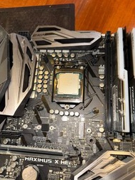 Intel i7-8700k + ROG Z370 MAXIMUS X HERO + GSKILL 8GB 3000 X2