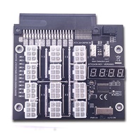 [Shine ]For BTC Mining Enhanced Version ATX 24+ 36PIN to 12x 6Pin Power Supply Adapter Converter Bre