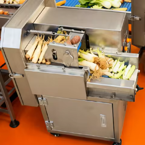 Commercial Multifunction Vegetable Cutter Green Onion Chopper Electric Leeks Celery Peppers Shallots