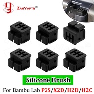 Heat Resistant Silicone Nozzle Wiper Brush for Bambu Lab X2D/P2S/H2D/H2C Hotend Nozzle Cleaning Repl