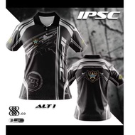 IPSC POLO T SHIRT TACTICAL BAJU IPSC FULL SUBLIMATION