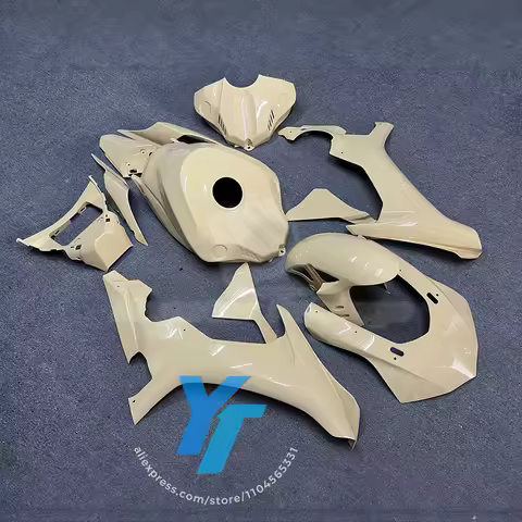 Injection Molded Fairing Kit for YZF-R1 2015-2019, Direct Cowl and Panels, Superior Durability