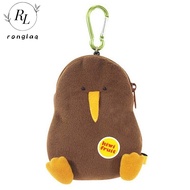 RONGLA ของขวัญสำหรับเด็กผู้หญิงกระเป๋าสตางค์ของขวัญคริสต์มาสกระเป๋าสตางค์มีซิปกระเป๋าตุ๊กตาพวงกุญแจกระเป๋าเก็บของตุ๊กตาของชิ้นเล็กๆกระเป๋าการ์ดหรูหราพวงกุญแจตุ๊กตาหมีกระเป๋า Dompet Koin ตุ๊กตาครอบครัว Wombat กระเป๋าสตางค์ผ้ากำมะหยี่ครอบครัว Platypus Koala