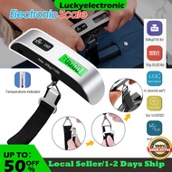 50kg 10g Portable Scale Digital LCD Display  Hanging Scale Suitcase Travel Weighing Scale Baggage Ba