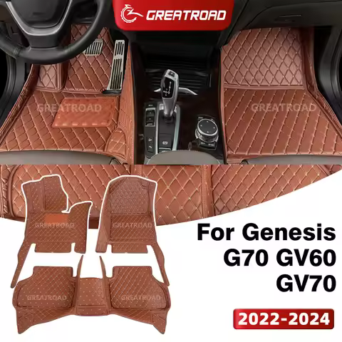 GREATROAD For Genesis G70 GV60 GV70 Electrified GV70 2022-2024 Custom Car Floor Mat Auto Carpet Cove